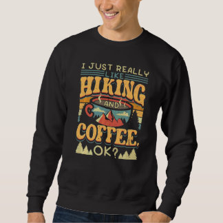 Moletom Bebedor De Cafeína Da Montanha De Caminhada Caminh
