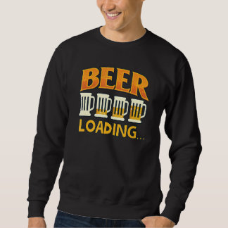Moletom Bebedor de Cerveja Gráfico de Carregamento de Cer