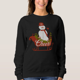 Moletom Bebendo cerveja Papai Noel com Vinho e Trineo Nata