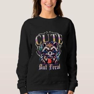 Moletom Bebendo De Café Bonito, Mas Funny, Cuz