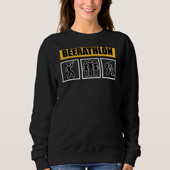 Moletom Bebendo do Beer Mountain Beer bebendo (Frente)