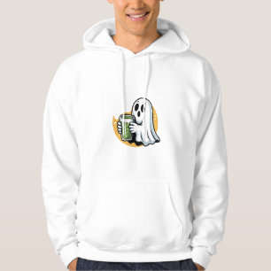 Moletom Bebendo fantasma fantasma Matcha Halloween