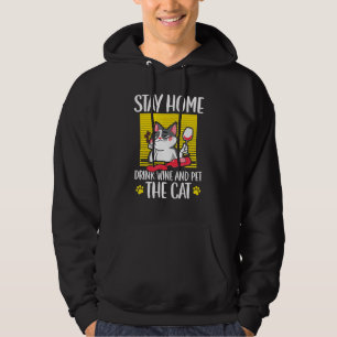 Moletom Beber Vinho E Comer Vinho De Gato, Gatinho De Bebê