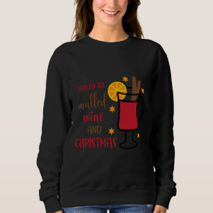 Moletom Bebida De Vinho De Natal Alimentada Por Vinho Enxe