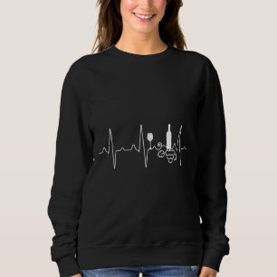 Moletom Bebida De Vinho Ekg Vino