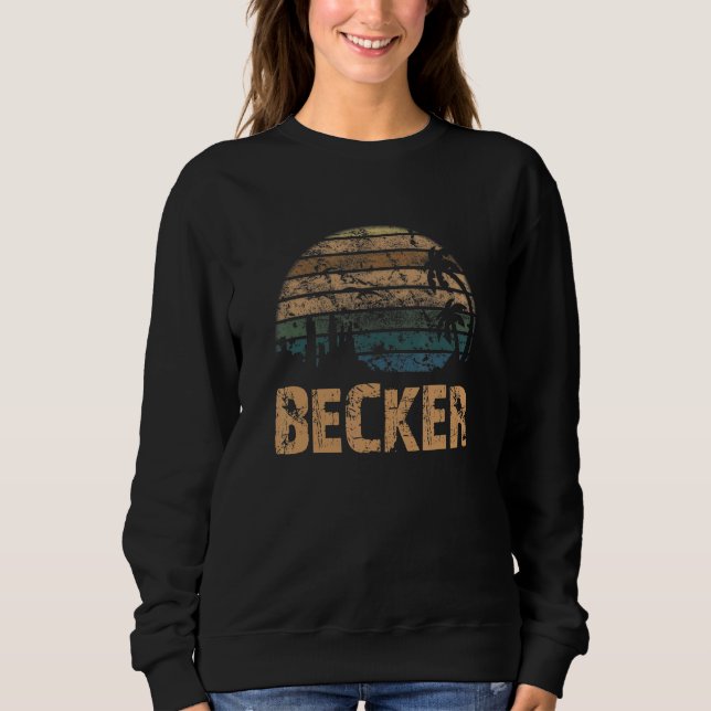 Moletom Becker Vintage Sunset Envelhecido (Frente)
