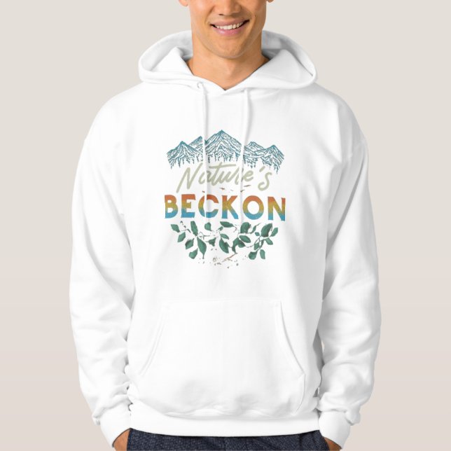 Moletom Beckon.viagem e aventuras da natureza (Frente)