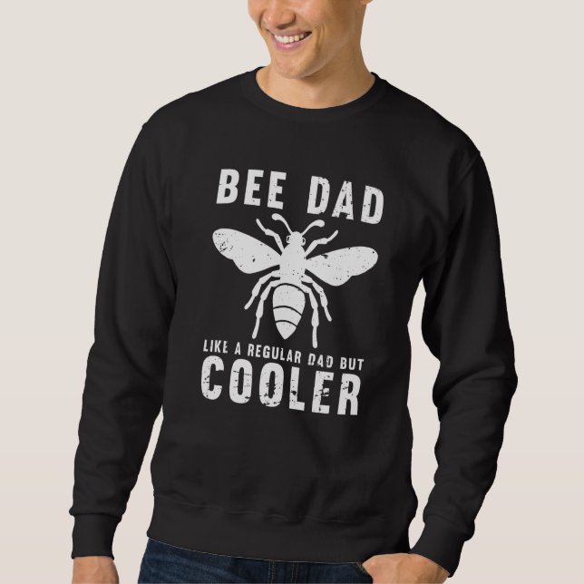 Moletom Bee Dad Men Honey Bumble Bee Beekeeping   2 (Frente)