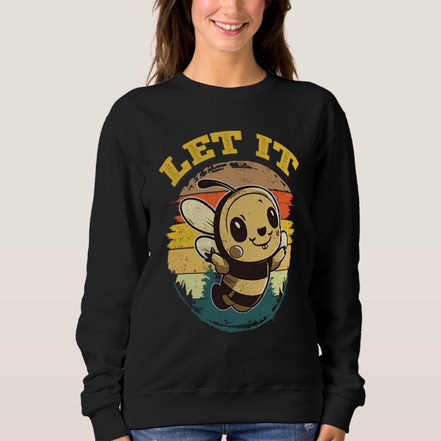 Moletom Bee Let it Beekeeper Honeybee Beekeeping  3 (Frente)