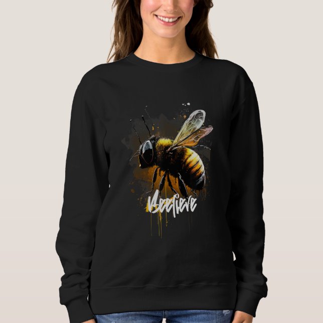 Moletom Beekeeper Beekeeping Honey Apiarist Honeycomb Bee  (Frente)