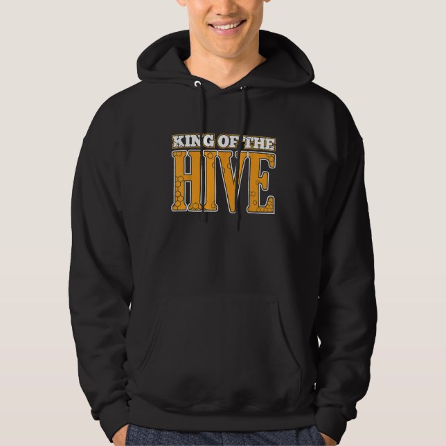 Moletom Beekeeper King Of Hive Bee Apiculturist Honey (Frente)
