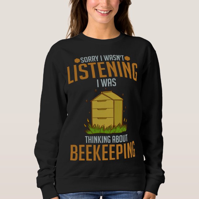 Moletom Beekeeping Honey Farmer Bees Beginner Beekeeper (Frente)