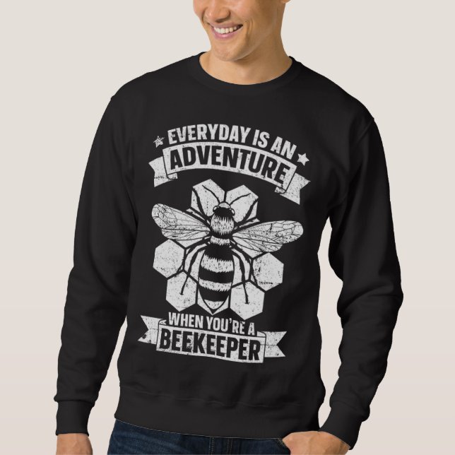 Moletom Beekeeping Honey Farmer Bees Beginner Beekeeper 3 (Frente)