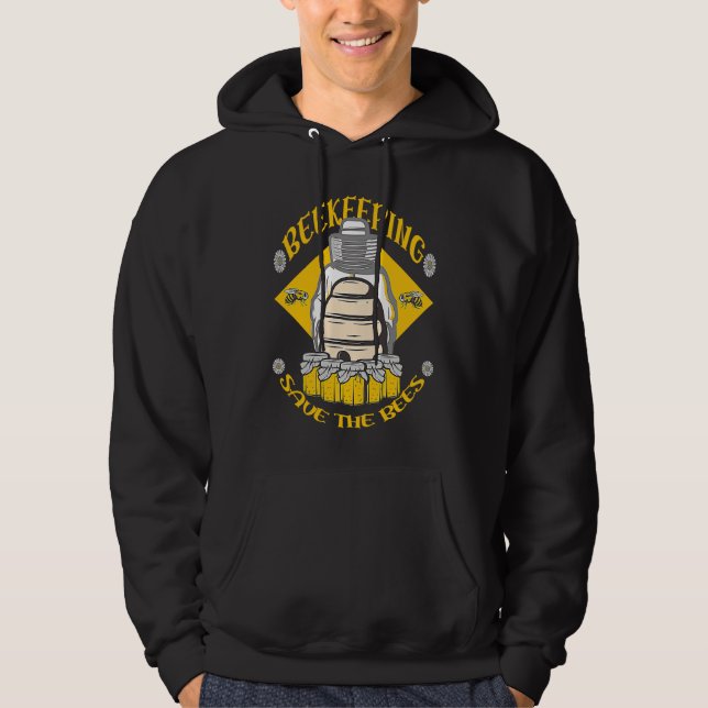 Moletom Beekeeping Save The Bees Honey Beekeeper Quote (Frente)