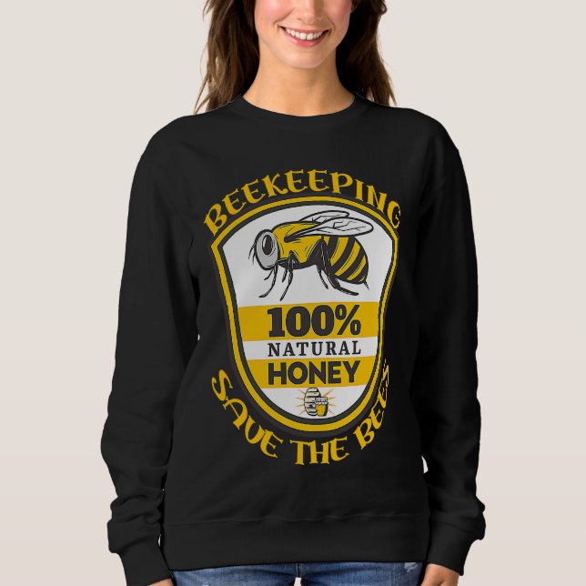 Moletom Beekeeping Save The Bees Quote (Frente)