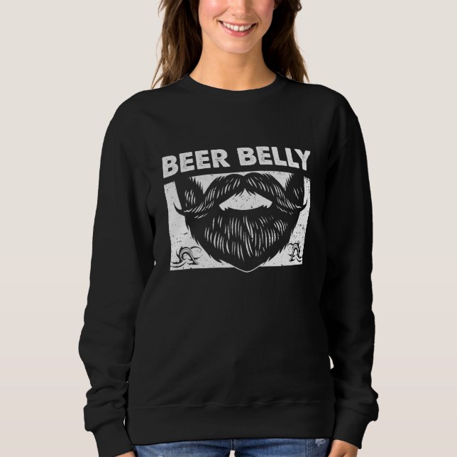 Moletom Beer Belly Daddy Lifestyle Dad Habits Beer  Drinki (Frente)