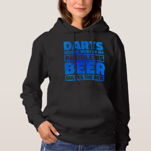 Moletom Beer Darts Resolve A Maioria Dos Meus Problemas Qu