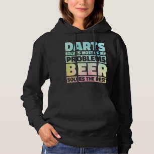 Moletom Beer Darts Resolve A Maioria Dos Meus Problemas Qu
