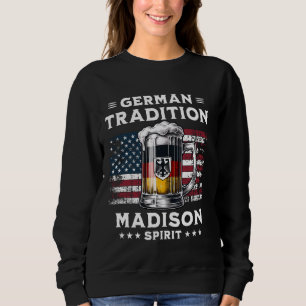 Moletom Beer Driinking Madison American Flag Eagle