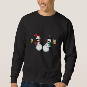 Moletom Beer Drinker Bebendo de Celebração de Natal Beer L