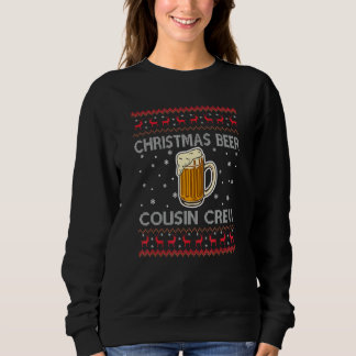 Moletom Beer  Family Reunion Ugly Christmas Beer Cousin Cr