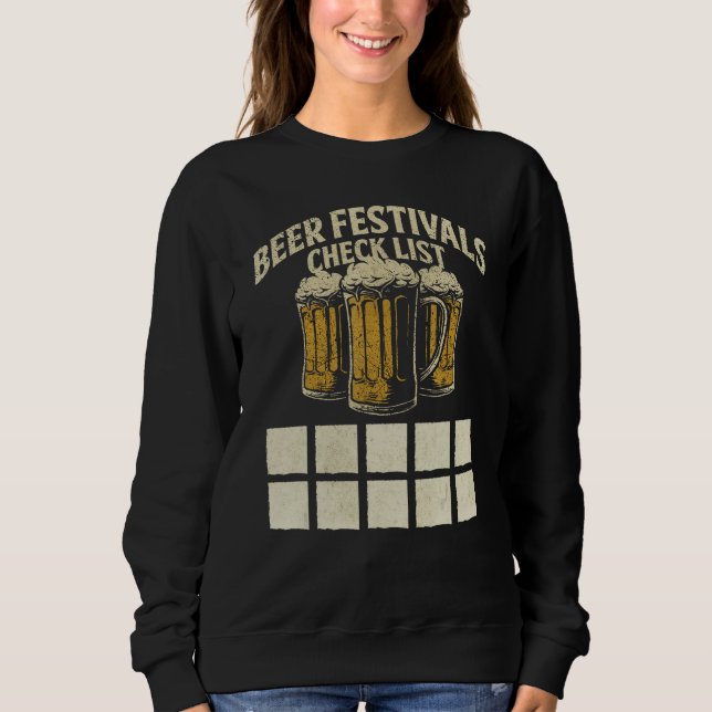 Moletom Beer Festival Pub  Enthusiast Drinking Party Check (Frente)