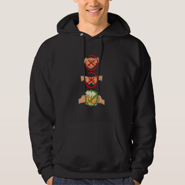 Moletom Beer Mug Beer Abstand Halten Beer Party (Frente)