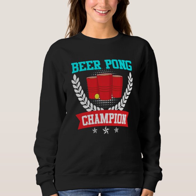 Moletom Beer Pong Champion Beer Pong Party Beer Pong  2 (Frente)
