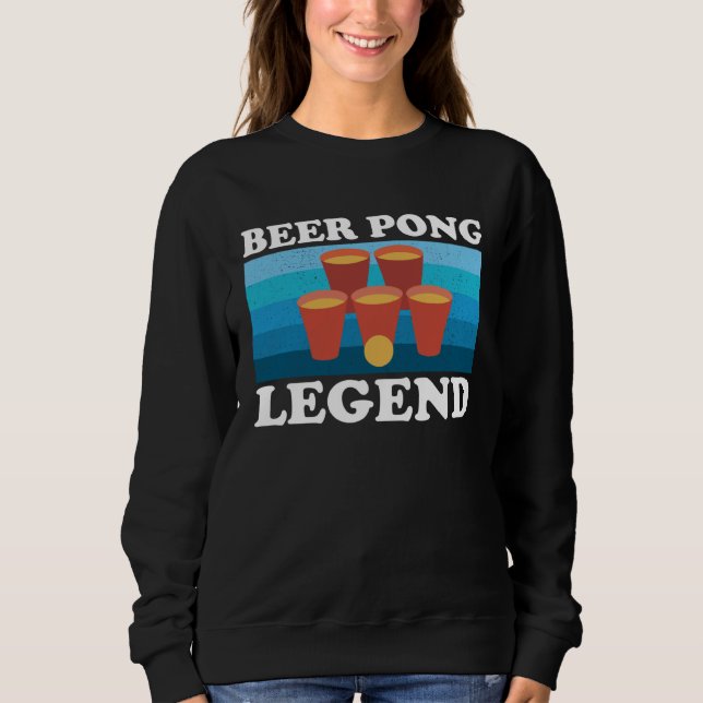 Moletom Beer Pong Legend  Beer Drinking Party Championship (Frente)