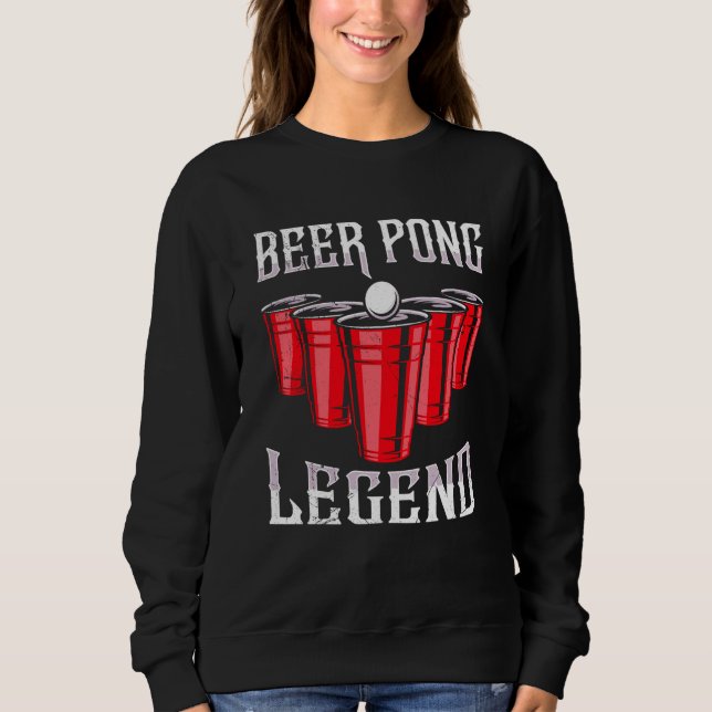 Moletom Beer Pong Legend Beer Pong Party Beer Pong  4 (Frente)