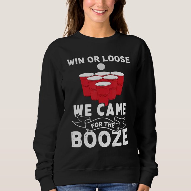 Moletom Beer Pong Para Beer Pong Team Player (Frente)
