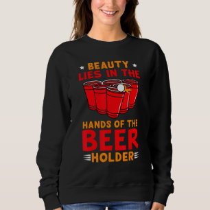 Moletom Beer Pong Party Bebendo Para Detentor De Cerveja M