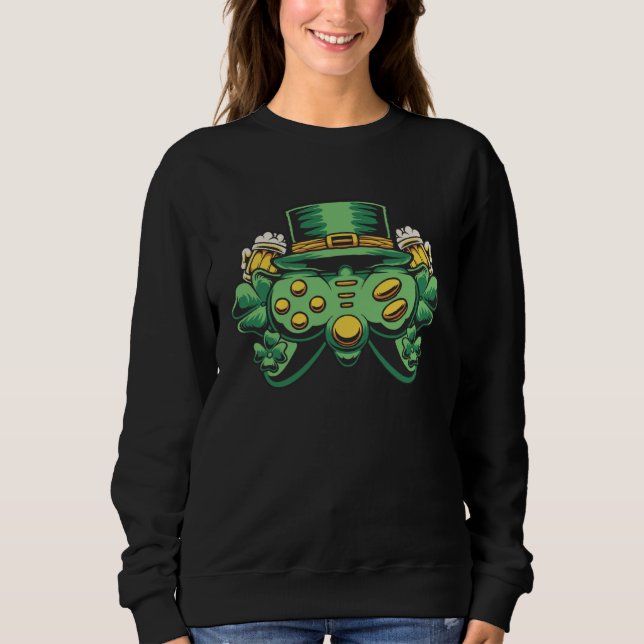 Moletom Beer St Patricks Day Gaming Hat Men Gamer (Frente)