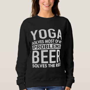 Moletom Beer Yoga Citou Yoga E Beer Resolve Meus Problemas