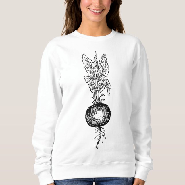 Moletom Beet Gardening Veggie Beet Garden (Frente)
