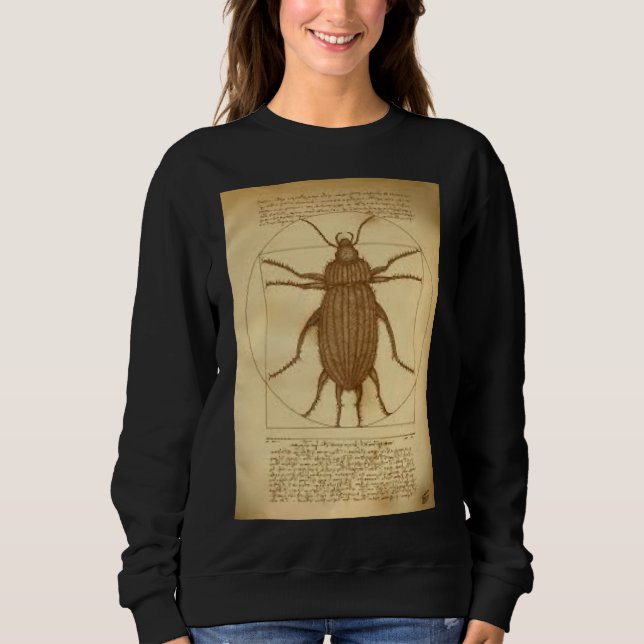 Moletom Beetle Vintage Art (Frente)
