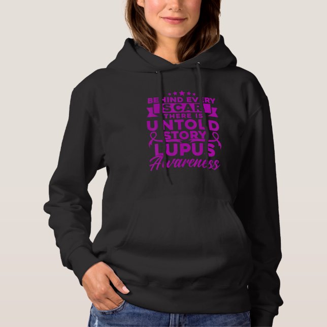 Moletom Behind Every Scar Lupus Awareness (Frente)