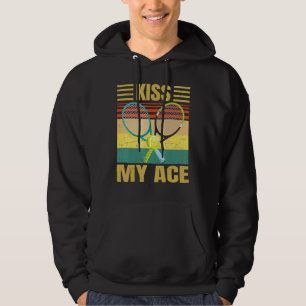Moletom Beija Meu Jogador De Tênis De Ace Retro Sarcasmo