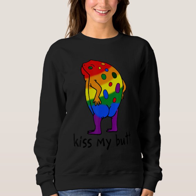 Moletom Beija meu Sapo LGBT Bumbum (Frente)