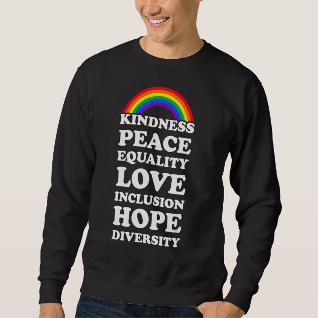 Moletom Beija Quem Quer Que Você Queira O Orgulho Orgulho  (Frente)