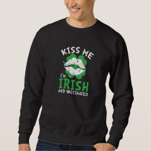 Moletom Beije-me Sou Irlandês e Vacinei o Funny St Patrick