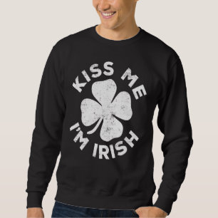 Moletom Beije-me Sou Irlandês Saint Patrick Day