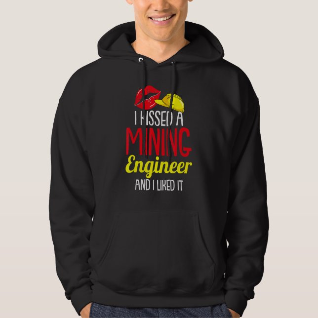 Moletom Beijei Um Engenheiro De Mineração E Gostei Dele Mi (Frente)