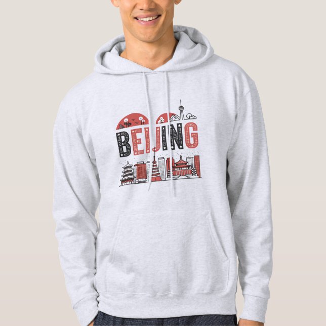 Moletom Beijing Skyline Hoodie (Frente)