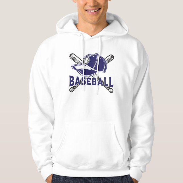 Moletom Beisebol Esporte Catcher Pitcher Ideia Engraçada d (Frente)