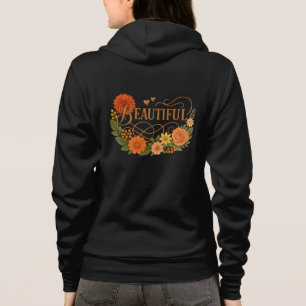 Moletom Bela Arte Floral Estilo Elegante Bordado