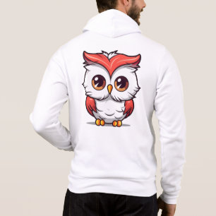 Moletom Bela Coruja de Estilo Kawaii Cartoon-77038