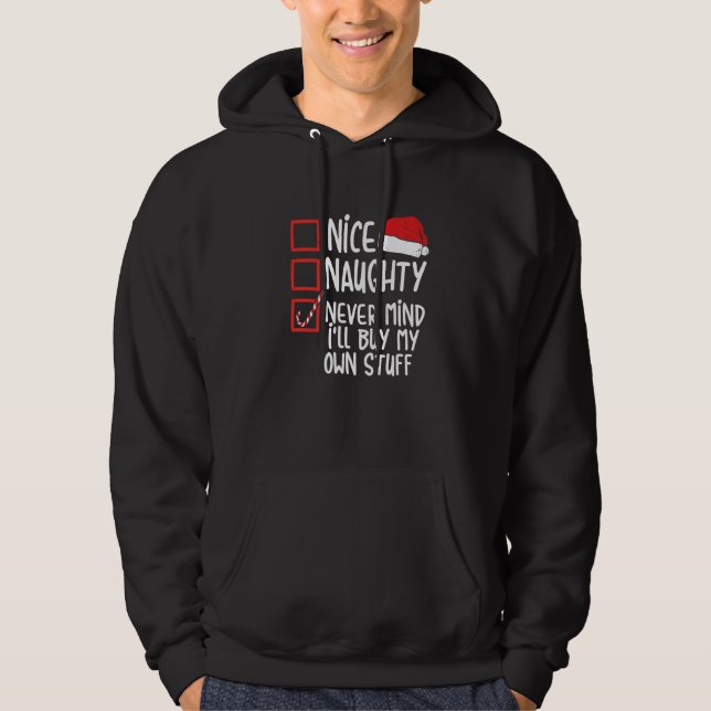 Moletom Bela travessura, não importa, vou Comprar minhas p (Frente)
