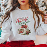 Moletom Bela Vintage, Bolo Doce, Natal<br><div class="desc">Bela Vintage,  doce doce camisa de Natal</div>