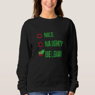 Moletom Belga Funny Bélgica Pajama Natal